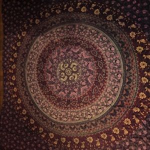 Purple/Mulit Big Reversible Tapestry